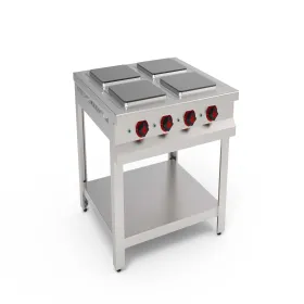 Ocak Taban Raflı Elektrikli 90X90X85