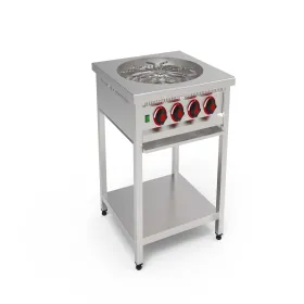 Künefe Ve Börek Ocağı Taban Raflı Gazlı - Lpg 70X70X85