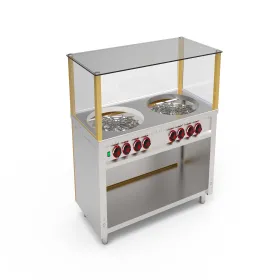 Künefe Ve Börek Ocağı Dolaplı (Çift) Gazlı - Lpg 140X70X85/130