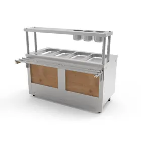 Sıcak Teşir Ünitesi Elektrikli 4 Gn 150X70X85/135