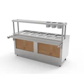 Sıcak Teşir Ünitesi Elektrikli 5 Gn 180X70X85/135