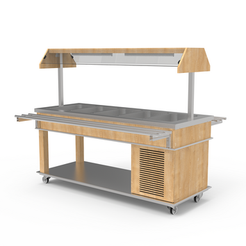 Salatbar Ünitesi 189X90X105 Salatbar Ünitesi 189X90X105